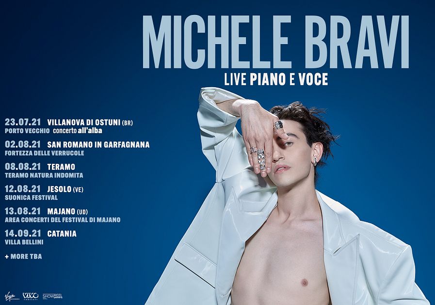 Michele Bravi sotto le stelle del Castello: «Ho bisogno di giocare»